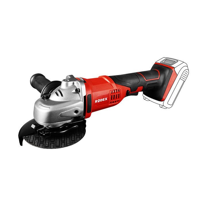 Rodex Rpx2150 Akülü Taşlama Makinesi 20V 115MM