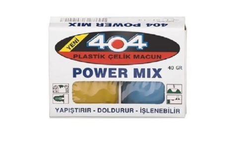 404 Mini Power Mix Plastik Çelik Macun