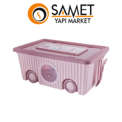 TEKERLEKLİ OYUNCAK KUTUSU 40 LT F384