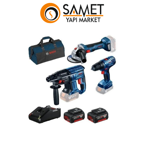Bosch GBH 180li+GSR 180li+GWS 180li 3Lü Set