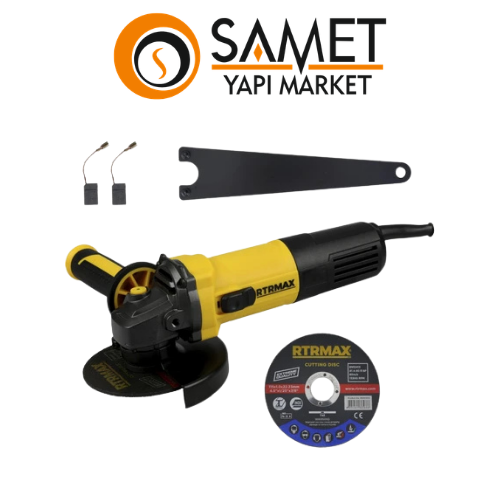 Rtrmax RTM1080 750 W 115 mm Avuç Taşlama Makinesi