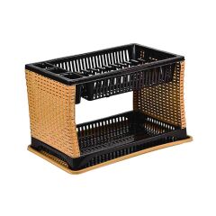 İki Katlı Rattan Tabaklık