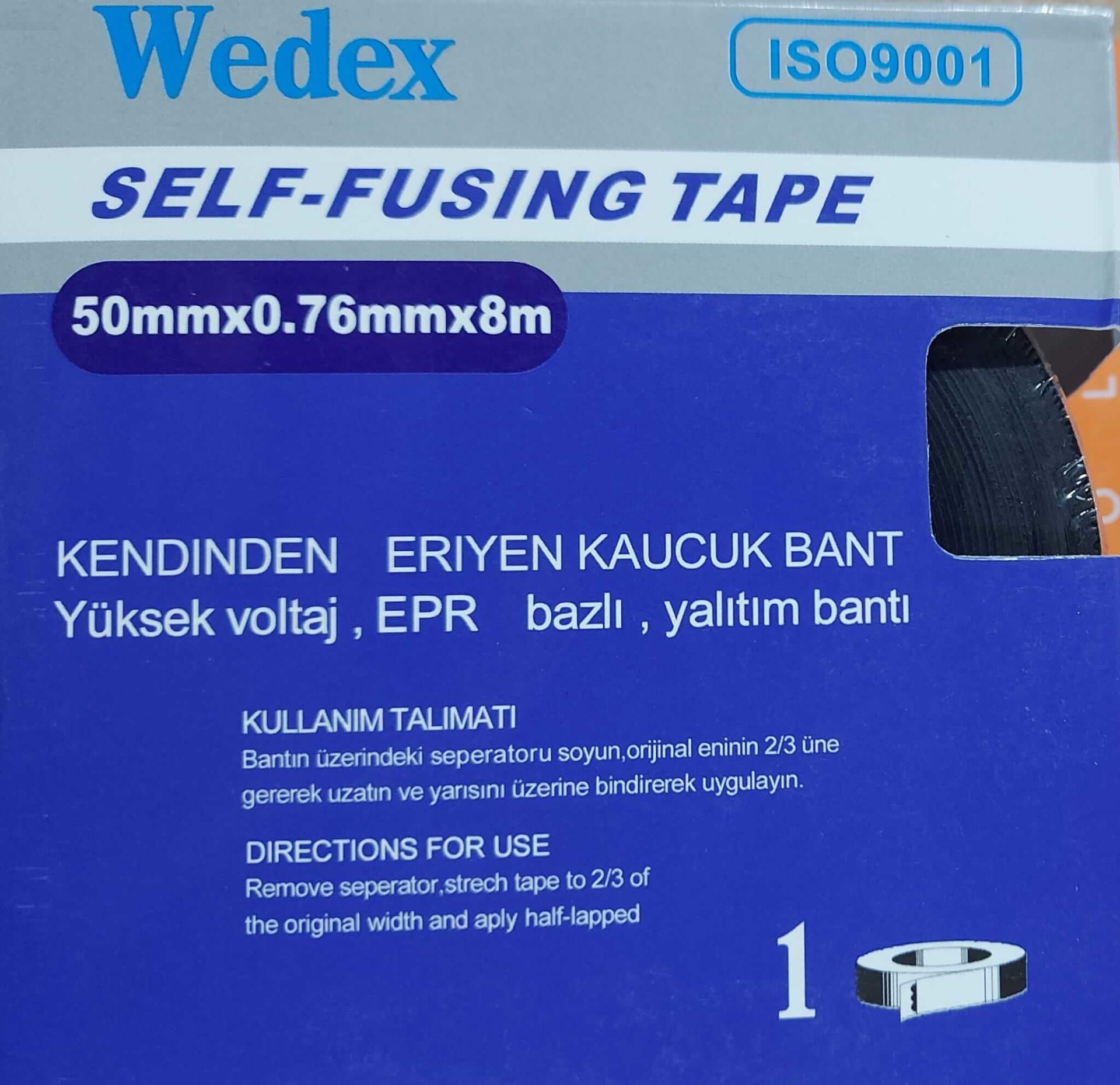 Wedex Kendinden Eriyen Kauçuk Bant