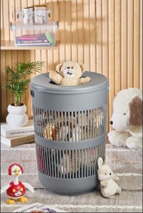 TUFFEX SOLARA YUVARLAK KİRLİ ÇAMAŞIR SEPETİ
