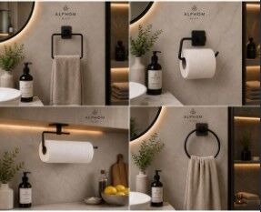 BANYO SETİ 4 LÜ YAPIŞKANLI ALPHOM