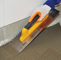 Dekor 230 Seramik Malası Kare Dişli Kapalı Plastik Saplı 8x8