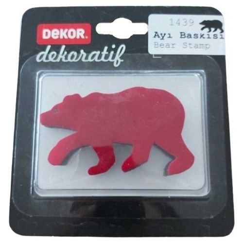 DEKORATİF AYI BASKISI DEKOR 1439