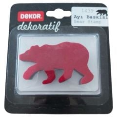 DEKORATİF AYI BASKISI DEKOR 1439