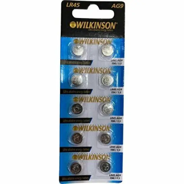WILKINSON PİL LR45 AG9 194/1,5V