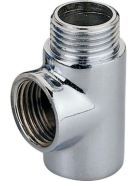 Delikli Batarya Uzatma Krom 3/4