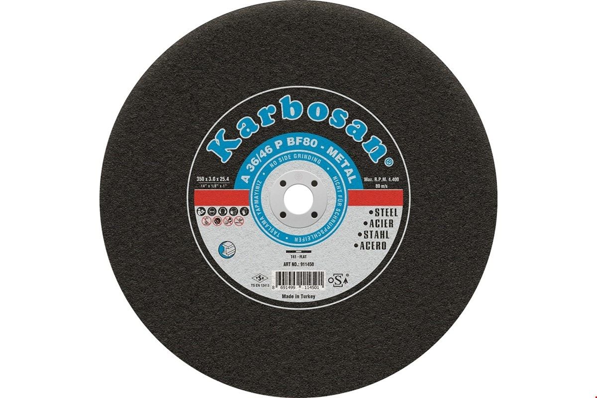 Karbosan Metal Kesici Taş 350 lik