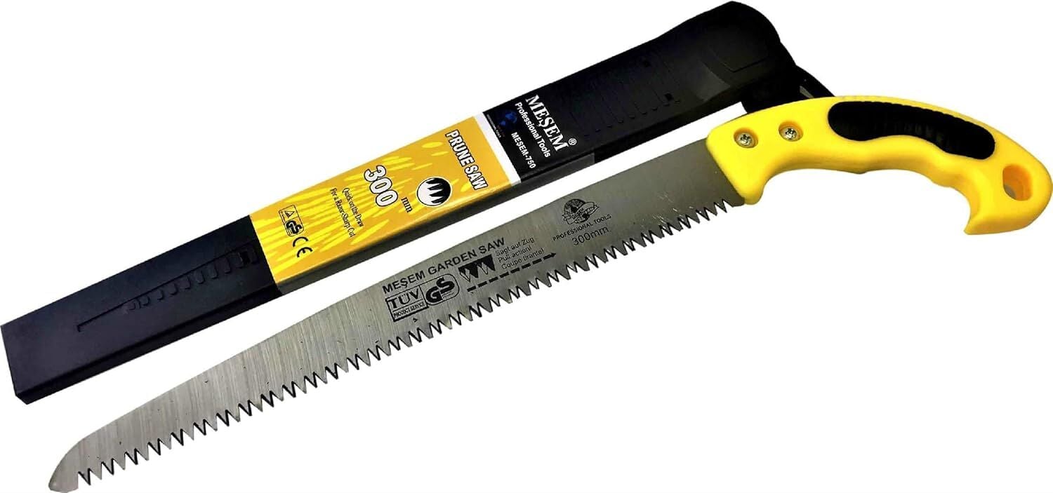 Budama Testeresi 300 mm Kılıflı Düz Bıçkı İnce Diş Meşem