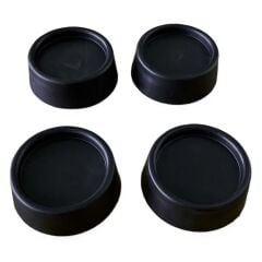 Çamaşır Makinası Titreşim Önleyici Ayak Siyah 4 Lü Sessiz Ve Dengeli Kullanım