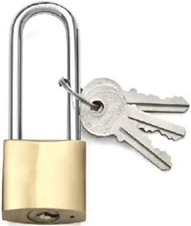 ASMA KİLİT 32 MM SARI UZUN ( TUĞRA )