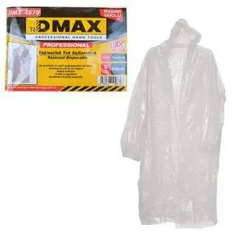 YAĞMURLUK TEK KULLANIMLIK DMAX