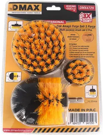 DMAX 4729 ÇOK AMAÇLI FIRÇA SETİ 3 PARÇA