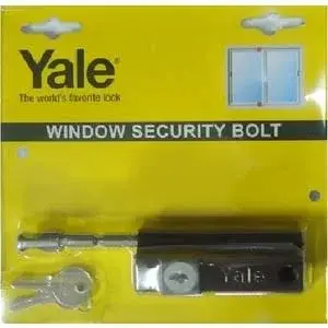 Yale Pencere Emniyet Kilidi V304W Kahve Rengi