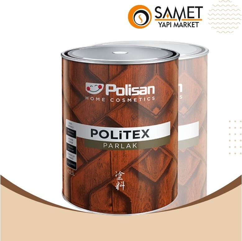 POLİSAN POLİTEX PARLAK LÜX VERNİK 0,75 LT MEŞE