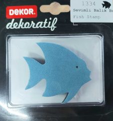 Dekor 1334 Dekoratif Sevimli Balık Baskısı