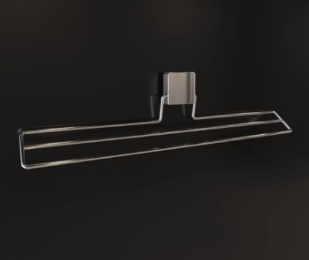 Decorev Dc-4782 Yapışkanlı İkili Uzun Havluluk Krom Metal