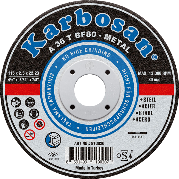 Karbosan Metal Kesici Taş 115 lik