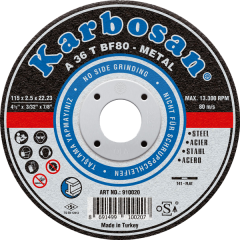 Karbosan Metal Kesici Taş 115 lik