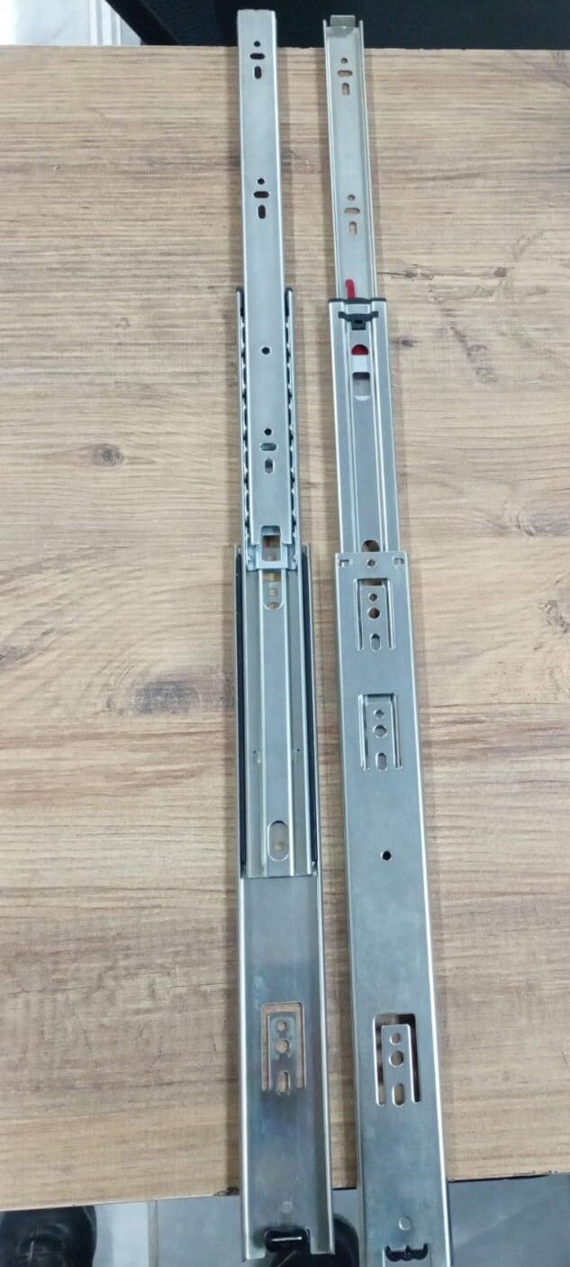Teleskopik Çekmece Rayı 55 cm 43 mm