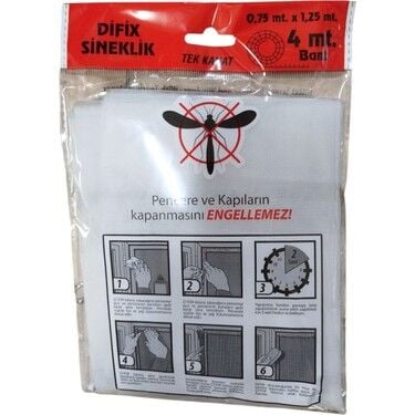 Sineklik Tek Kanat 75 x 125 cm – Yaz Boyu Rahat ve Korunaklı Kullanım