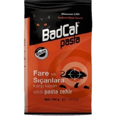 FARE ÖLDÜRÜCÜ PASTA 100 GR BADCAT – Yüksek Etkili Profesyonel Kemirgen Yem İstasyonu Çözümü