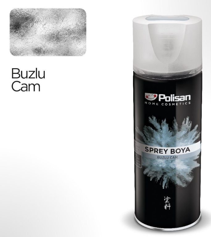 Polisan Özel Amaçlı Buzlu Cam Boyası Sprey 400 ml