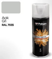 Polisan Akrilik Açık Gri Sprey Boya 400 ml - RAL 7035