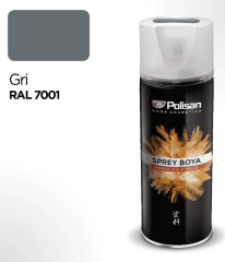 Polisan Akrilik Gri Sprey Boya 400 ml - RAL 7001