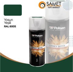 Polisan Akrilik Yosun Yeşili Sprey Boya 400 ml - RAL 6005