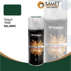 Polisan Akrilik Yosun Yeşili Sprey Boya 400 ml - RAL 6005