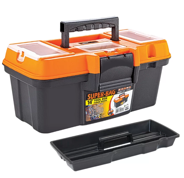 Super-Bag 14 inç Plastik Kilitli Takım & Alet Çantası