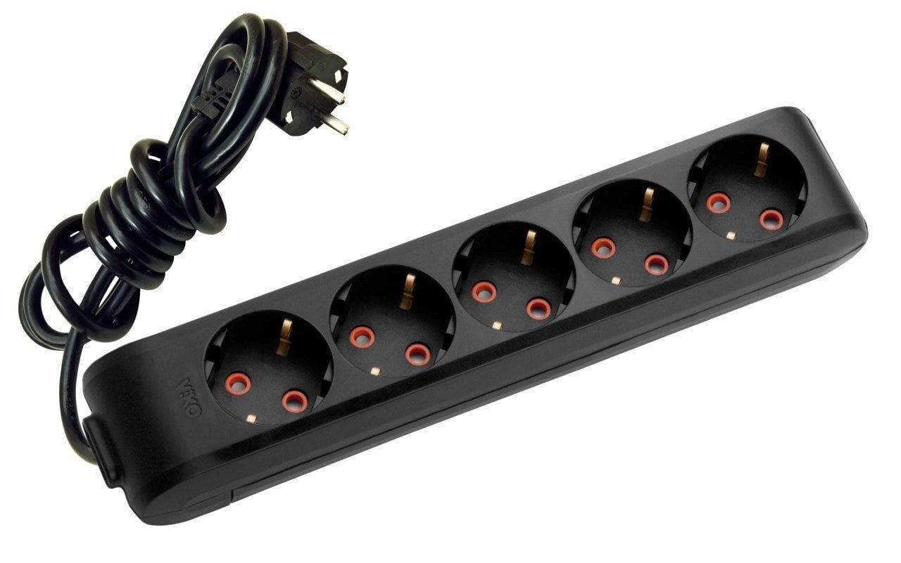 VİKO GRUP PRİZ 5 LI 3 MT UZATMA SİYAH