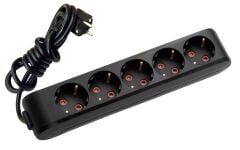 VİKO GRUP PRİZ 5 LI 3 MT UZATMA SİYAH