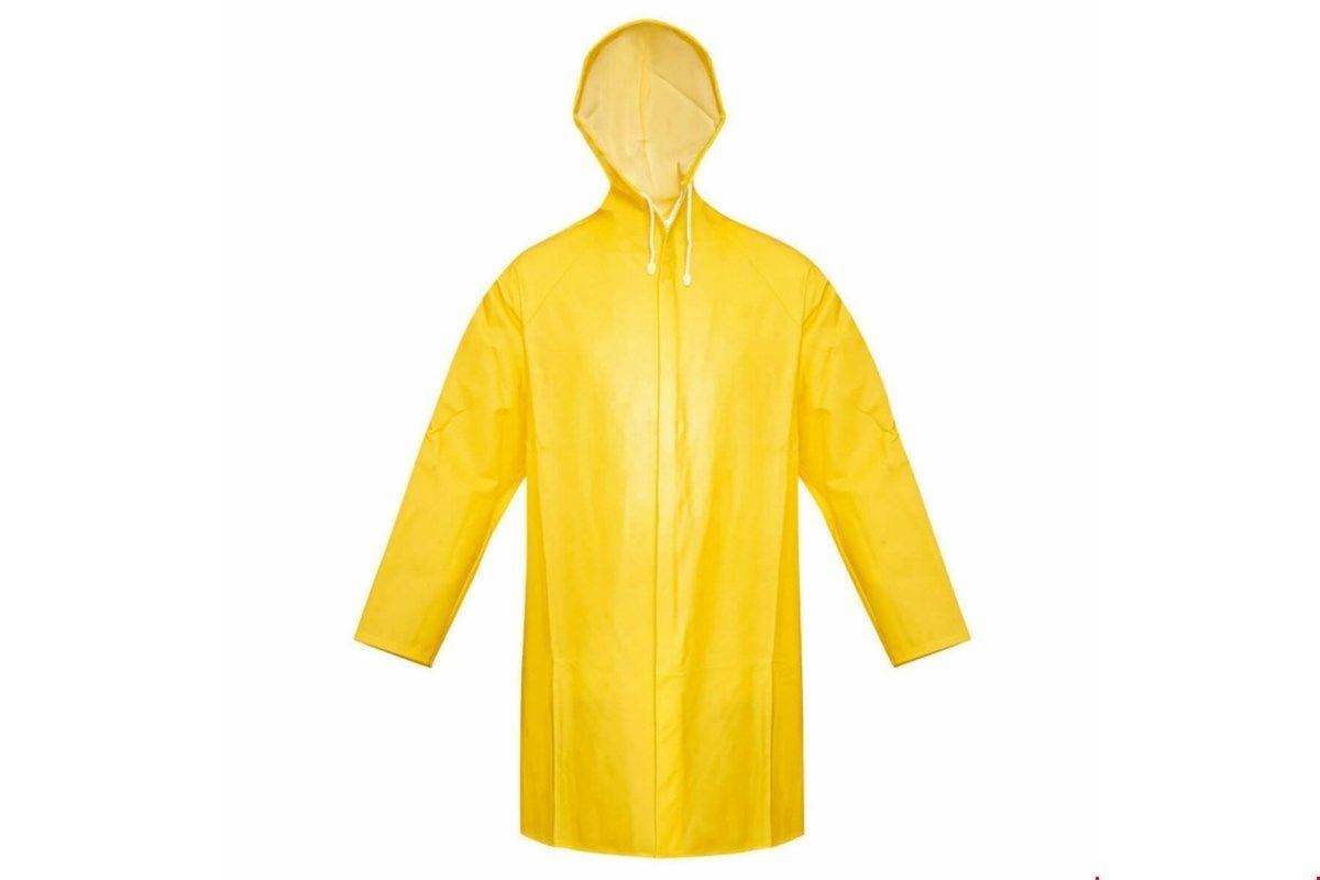 YAĞMURLUK PVC SARI XL
