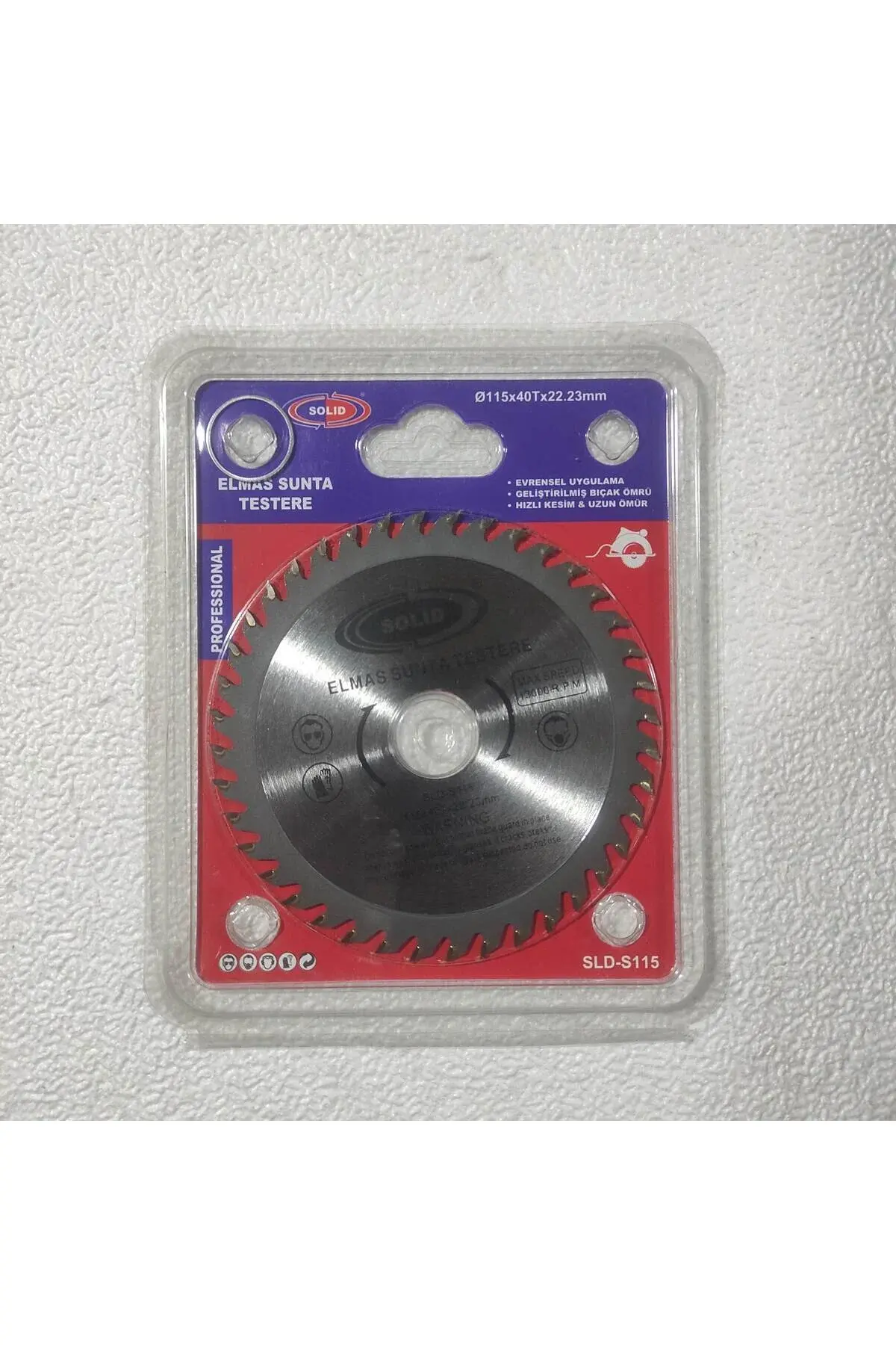 ELMAS SUNTA TESTERE 115X40TX22,23 MM