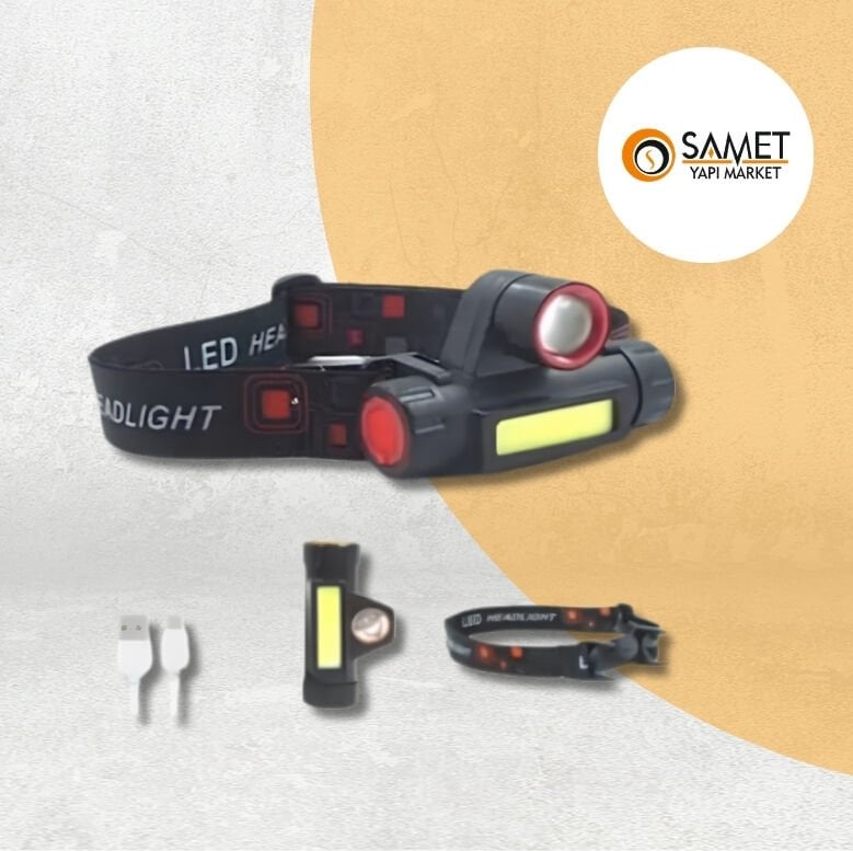 LED Kafa Feneri Mir Şarj Edilebilir Cata CT-9120