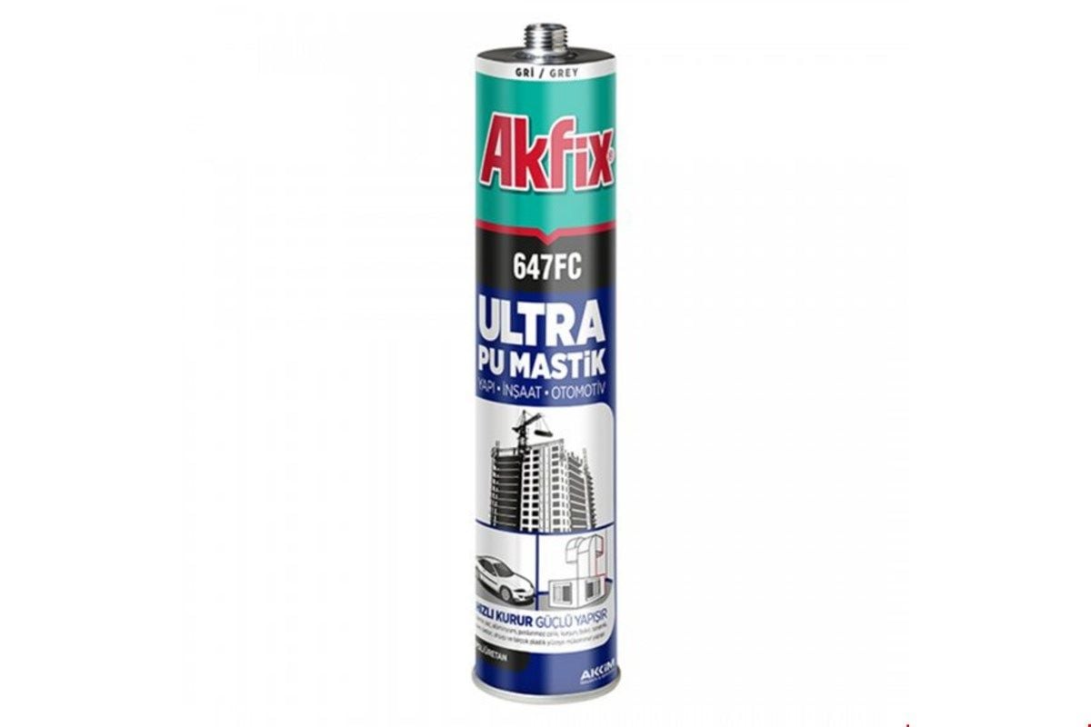 Akfix 647FC Ultra Poliüretan Mastik Siyah (Yapı - İnşaat - Otomativ)