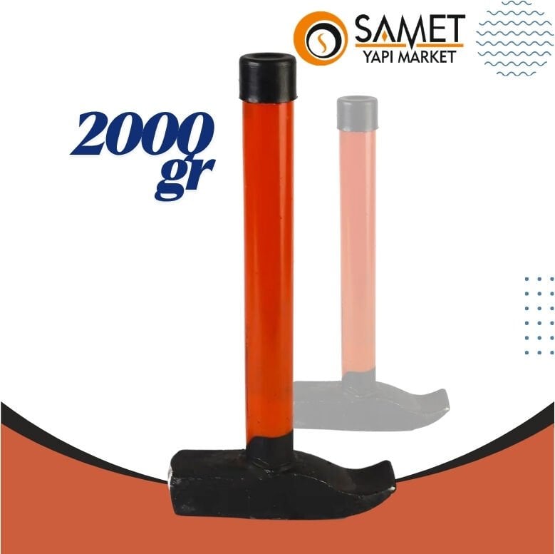 ÇEKİÇ DEMİR SAPLI 2000 GR