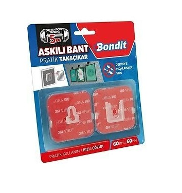 Bondit Askılı Bant Pratik Tak Çıkar