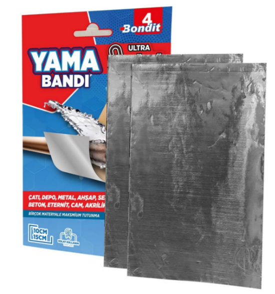 Bondit Ultra Güçlü Su Geçirmez Yama Bandı 10 x 15 cm 4 Adet