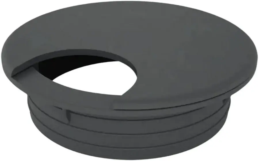 Masaüstü Kablo Kanalı Q:60mm Eko Siyah