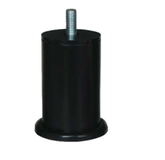 Baza Ayak 8 cm M8 Plastik Siyah