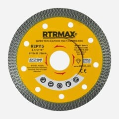RTRMAX SERAMİK KESİCİ REP115 ÇAPRAZ DİŞ HASSAS KESİCİ ELMAS TESTERE