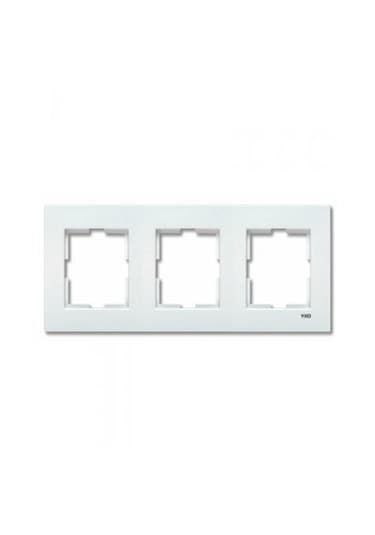 VİKO KARRE 3 LÜ ÇERÇEVE BEYAZ