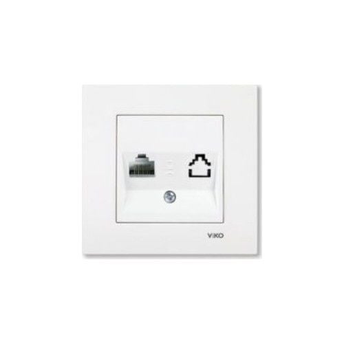 VİKO KARRE TEKLİ DATA PRİZİ RJ45-CAT6 BEYAZ 909670078