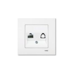 VİKO KARRE TEKLİ DATA PRİZİ RJ45-CAT6 BEYAZ 909670078